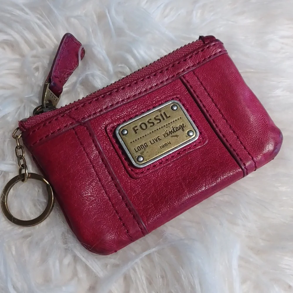 Fossil Lamb Leather ID HOLDER